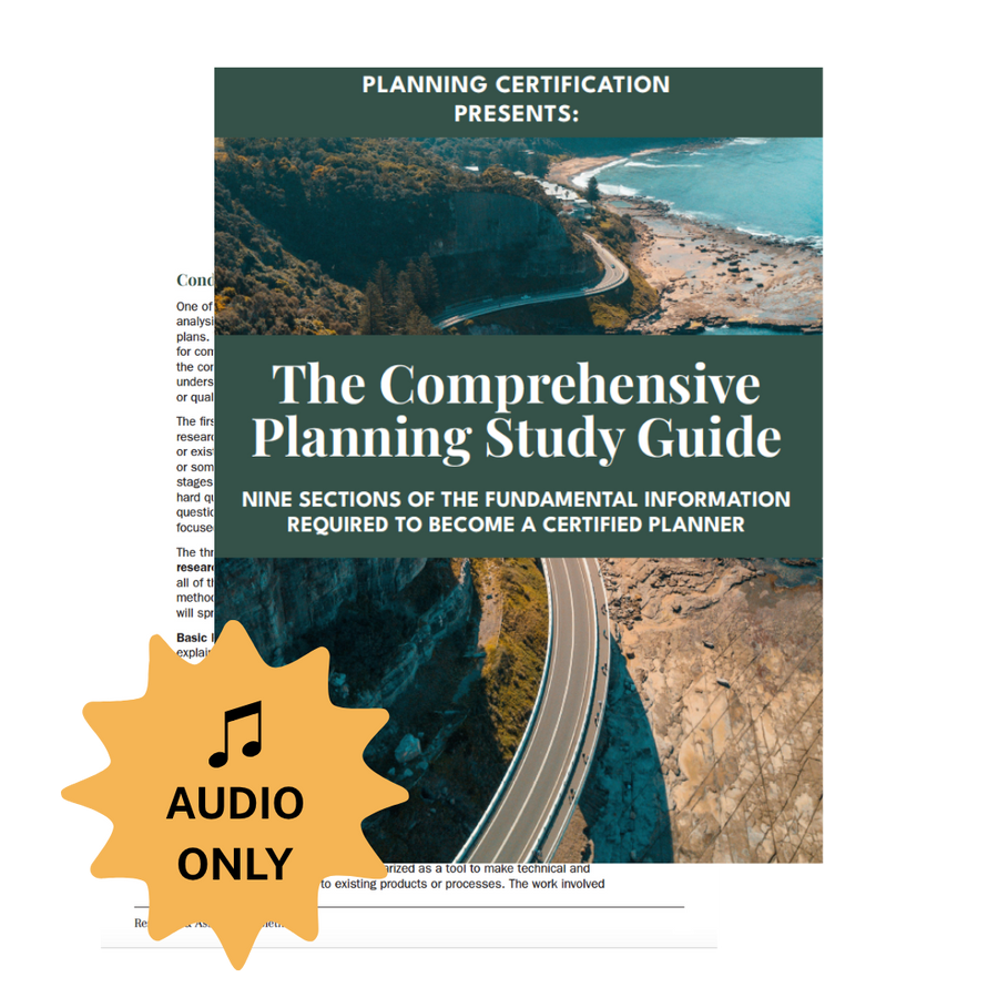 AICP Comprehensive Planning Study Guide — Audio Only