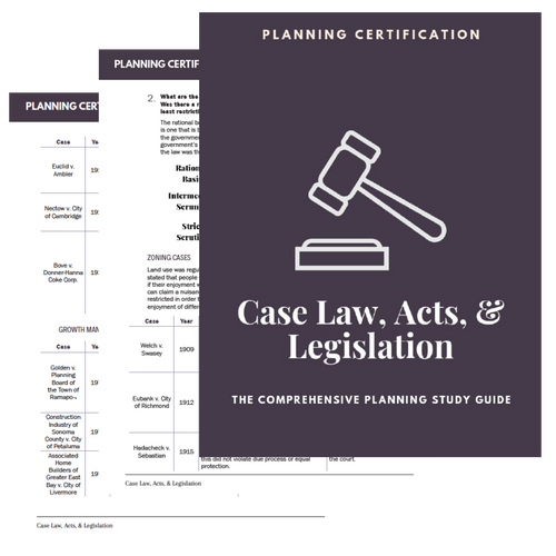 Case Law, Acts, & Legislation Guide